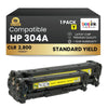 Compatible HP 304A CC532A Yellow Toner Cartridge Standard Yield