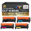 Lot de 4 cartouches d'encre compatibles Samsung CLT-K404S, noir/cyan/magenta/jaune