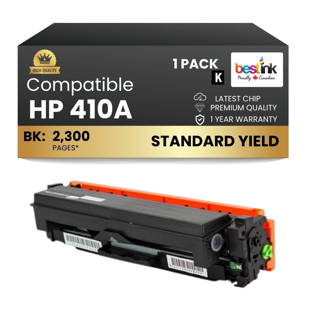 Cartouche de toner noir compatible HP 410A CF410A