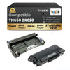 Compatible Brother TN650 DR620 Toner Cartridge and Drum Combo (1 DRUM & 1 TONER)