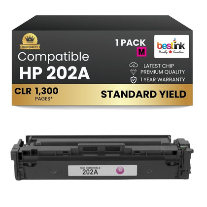 Compatible HP 202A CF503A Magenta Toner Cartridge