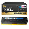 Compatible HP 304A CC531A Cyan Toner Cartridge Standard Yield