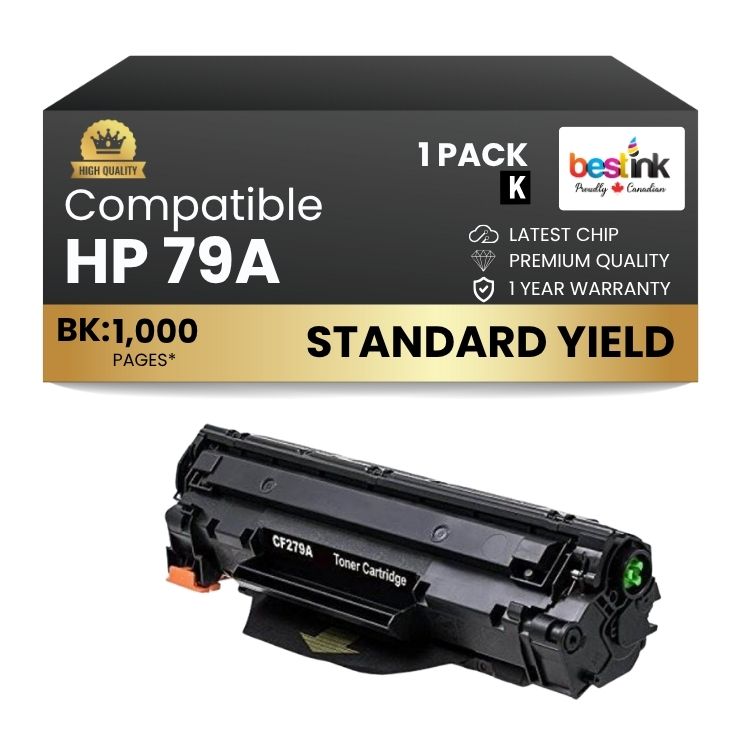 Compatible HP 79A CF279A Black Toner Cartridge (1 Pack)