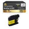 Brother LC203 Compatible Ink Cartridge Yellow ( 1 Pack ) High Yield