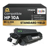 Toner laser noir HP 10A Q2610A (1 paquet)