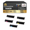 Compatible Brother TN439 Toner Cartridge Combo Ultra High Yield 2BK/C/M/Y (5 Pack)