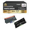 Brother TN850 DR820 Compatible Black Toner Cartridge & Drum Combo ( 1 Pack ) High Yield