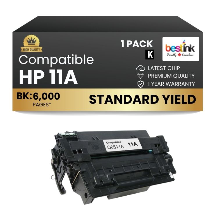 Compatible HP-11A-Q6511A Toner Cartridge (1 Pack)