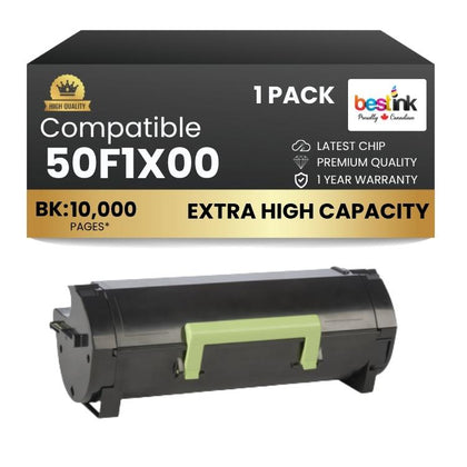 Compatible Lexmark  50F1X00 Black EXTRA High Yield Capacity 1 Pack