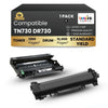 Brother Compatible TN730 DR730 Toner & Drum Combo ( 1 Pack) Black