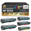 Cartouche de toner noir compatible HP 307A CE740A