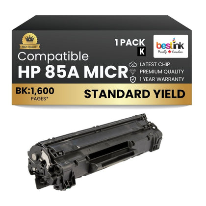Compatible HP 85A CE285A MICR Black Toner Cartridge