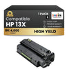 Cartouche de toner noir haute capacité compatible HP 13X Q2613X (1 paquet)