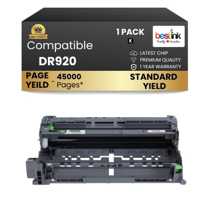 Brother DR920 Drum Unit Black Standard Yield ( 1 Pack )