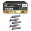 Brother TN229XL BK/C/M/Y Compatible Toner High Yield ( 5 Pack )
