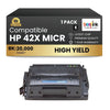 Compatible HP 42X Q5942X MICR Black Toner Cartridge
