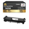 Compatible Brother TN760 Toner Cartridge Black High-Yield ( 1 Pack )