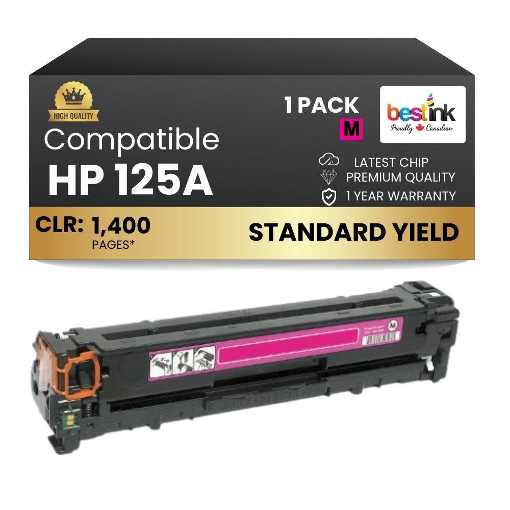 Cartouche de toner magenta compatible HP 125A CB543A