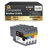 Brother LC404 Compatible Ink Cartridge BK/C/M/Y ( 4 Pack ) Standard Yield