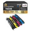 Brother TN336 Compatible Toner Cartridge Combo BK/C/M/Y (4 Pack)