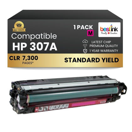 Cartouche de toner noir compatible HP 307A CE740A