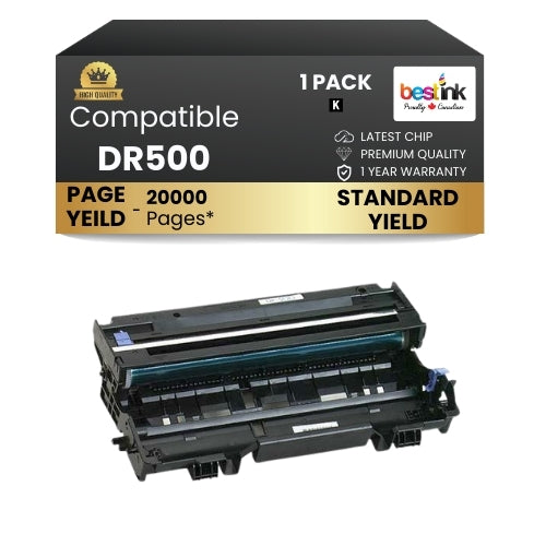 Tambour compatible Brother DR500 (1 paquet) rendement standard