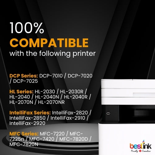 Brother TN350 DR350 Compatible Black Toner Cartridge and Drum Combo (1 Drum and 2 Toner) in ( 2 Pack )