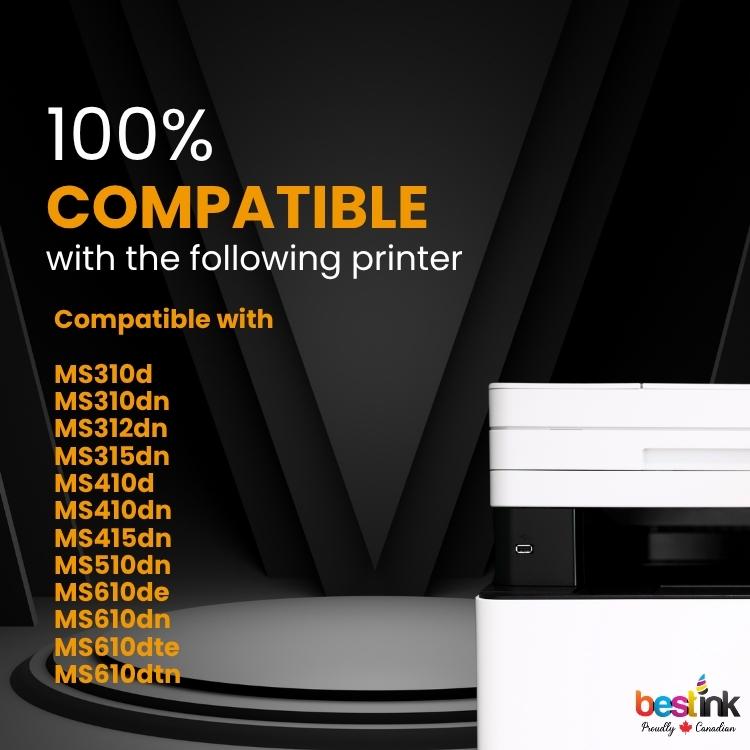 Compatible Lexmark  50F1000 Black Toner