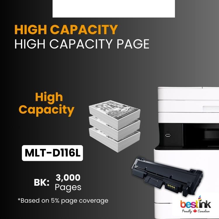 Compatible Samsung MLT-D116L 1 Pack (High Capacity)