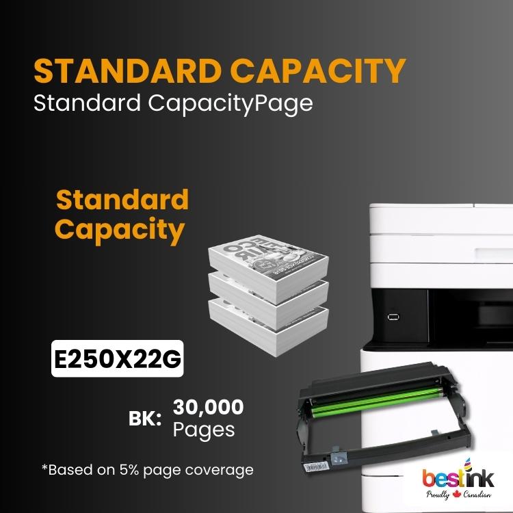 Compatible Lexmark E250X22G Photoconductor Kit (toner not included)