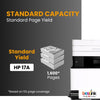 Cartouche de toner noir compatible HP 17A CF217A (1 paquet)