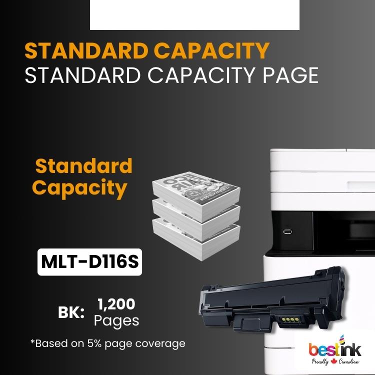 Compatible Samsung MLT-D116S 1 Pack ( Standard Yield )