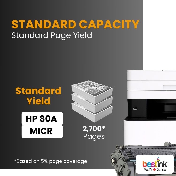 Compatible HP 80A CF280A MICR Black Toner Cartridge