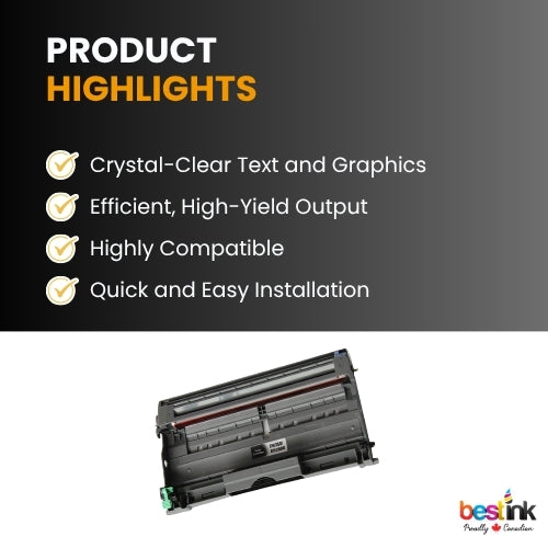 Compatible Brother DR350 Drum (1 Pack) Black