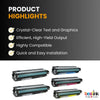 Cartouche de toner noir compatible HP 307A CE740A