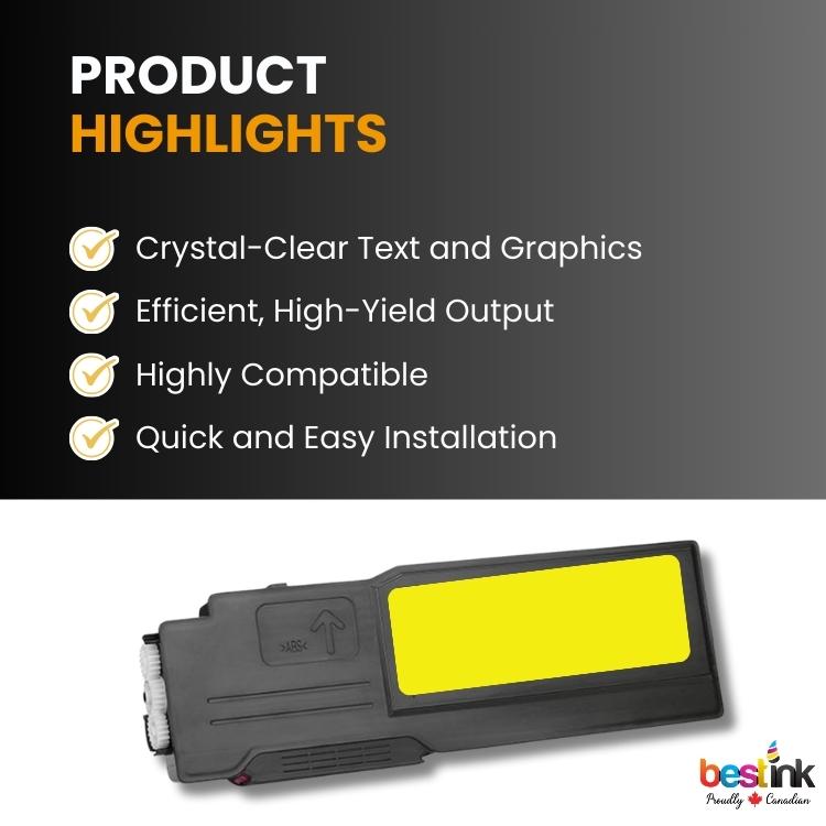 Cartouche de toner noir compatible Xerox 106R01630, 1 paquet