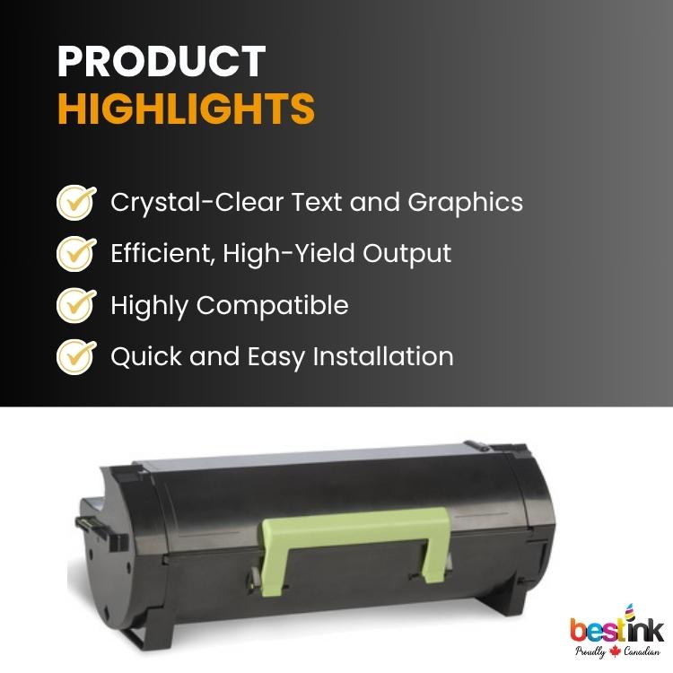 Compatible Lexmark  50F1000 Black Toner