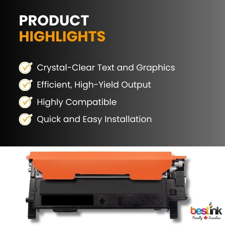 Compatible Samsung CLT-K404S Black 1 Pack