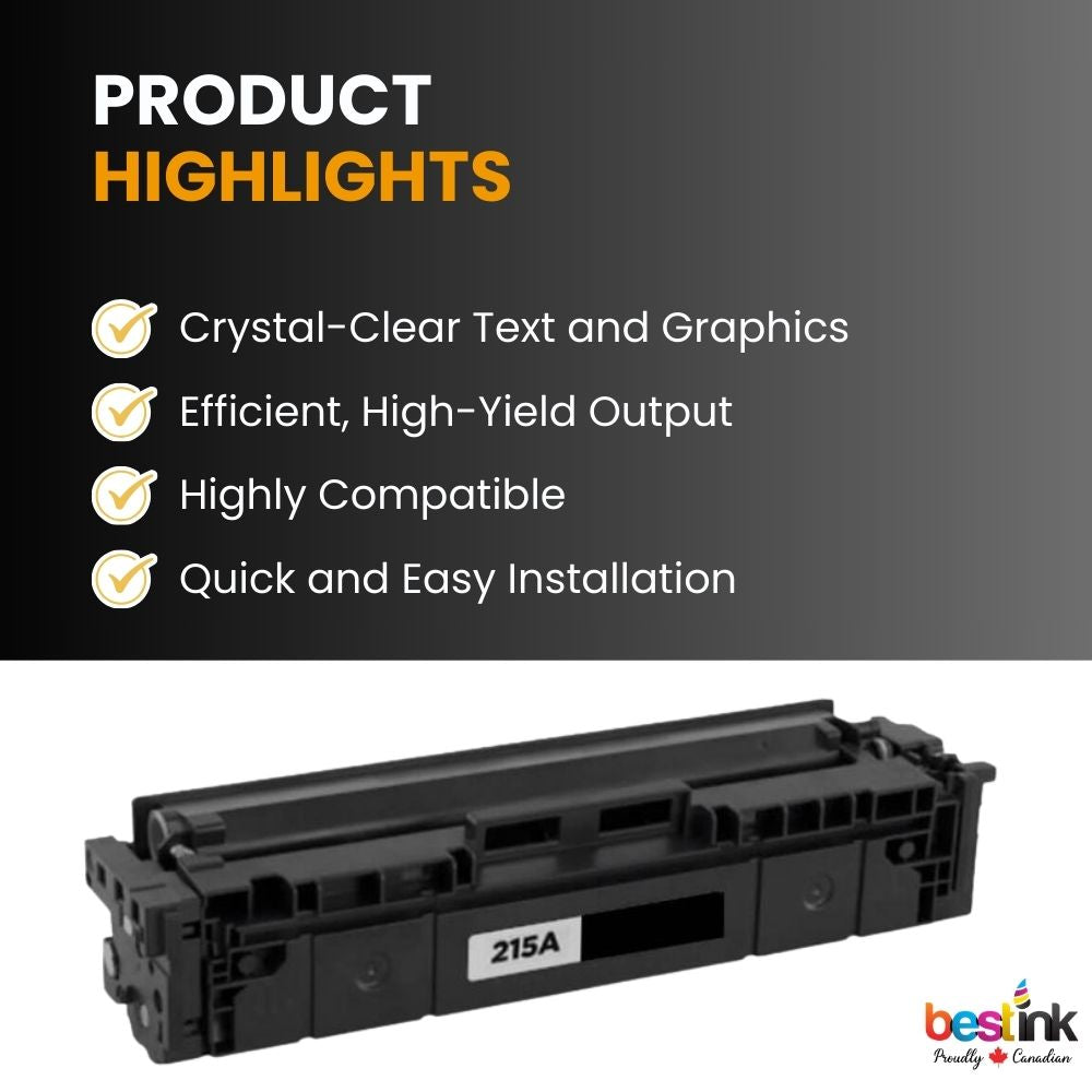 Compatible HP 215A W2310A Black Toner Cartridge Standard Yield- With Chip