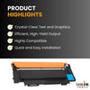 Toner cyan compatible Samsung CLT-K406S (1 paquet)