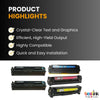 Compatible HP 304A Toner Cartridge Combo Standard Yield 2BK/C/M/Y (5 Pack)
