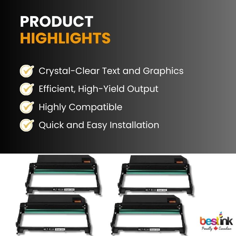 Compatible Samsung MLT-R116 SV134A Drum 4 Pack