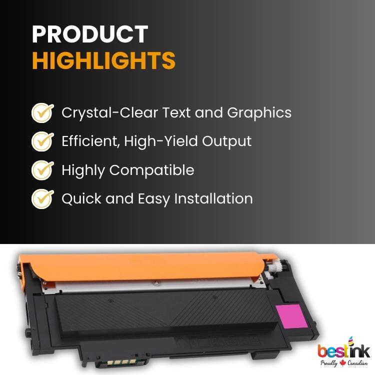 Toner magenta compatible Samsung CLT-R409S (1 paquet)
