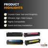Compatible HP 304A Toner Cartridge Combo Standard Yield BK/C/M/Y (4 Pack)