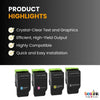 Pack de cartouches de toner compatibles Lexmark C231HK0 - C231HC0 - C231HM0 - C231HY0