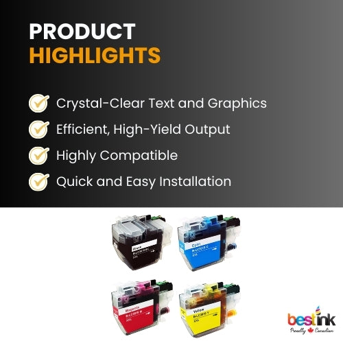 Brother LC3019 Compatibe Ink Cartridge BK/C/M/Y ( 4 Pack ) Super High Yield