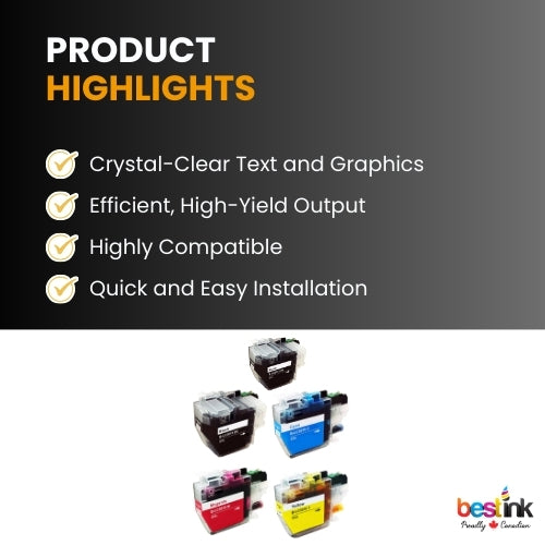 Brother LC3019 Compatibe Ink Cartridge BK/C/M/Y ( 5 Pack ) Super High Yield