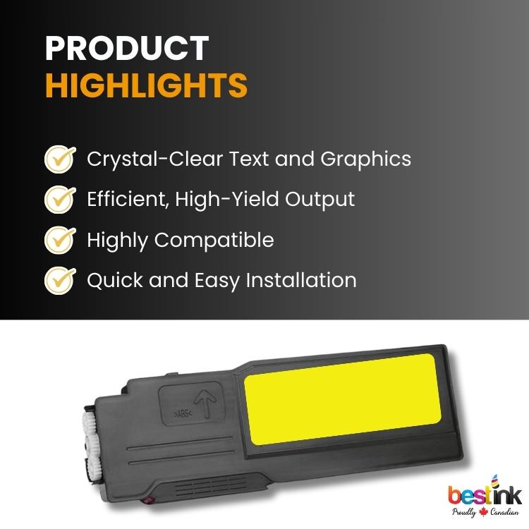 Cartouche de toner noir compatible Xerox 106R01630, 1 paquet