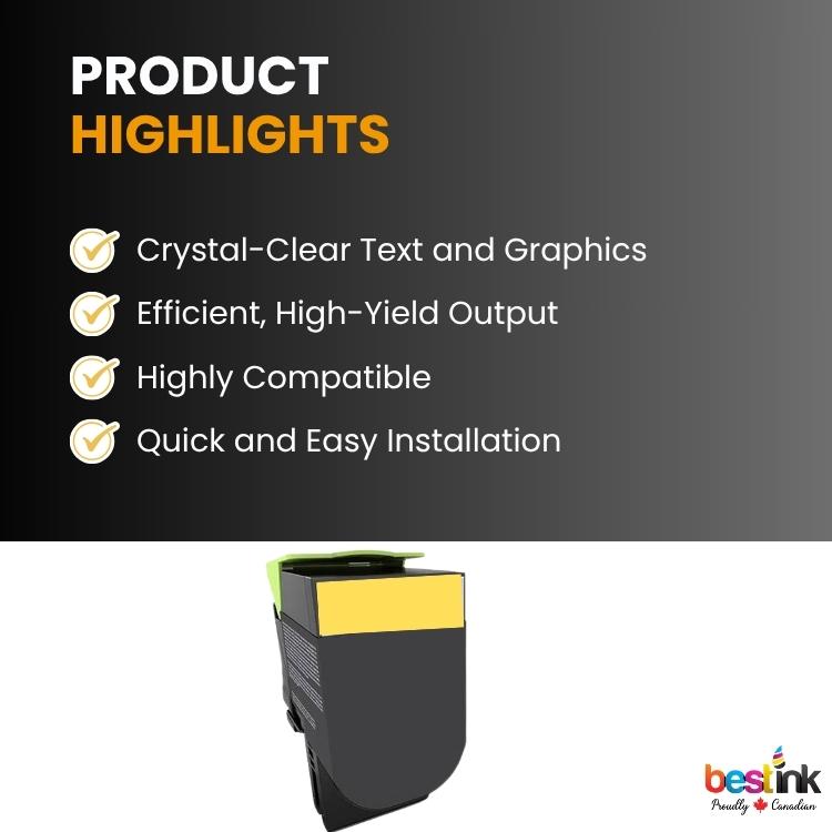 Compatible Lexmark71B10Y0 Toner Cartridge