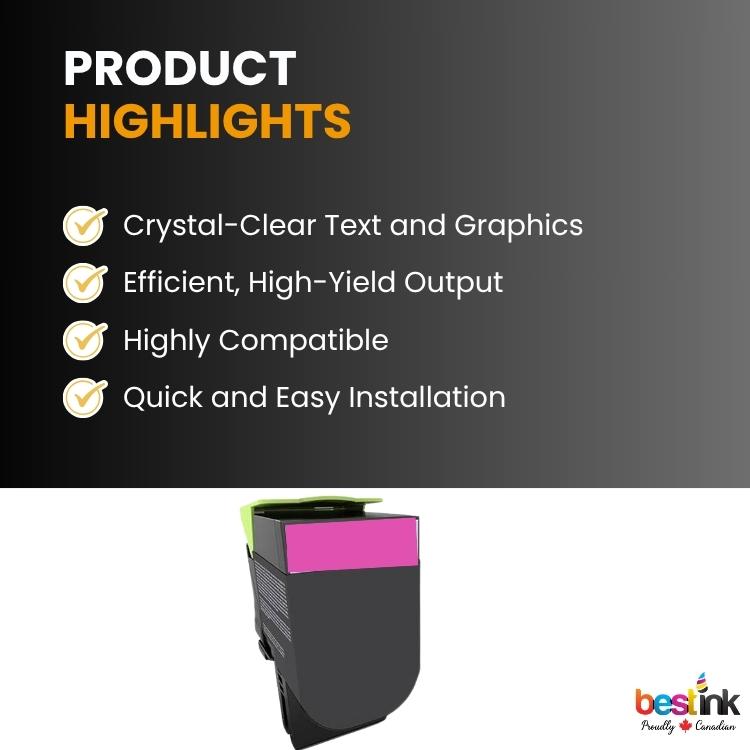 Compatible Lexmark71B10M0 Toner Cartridge